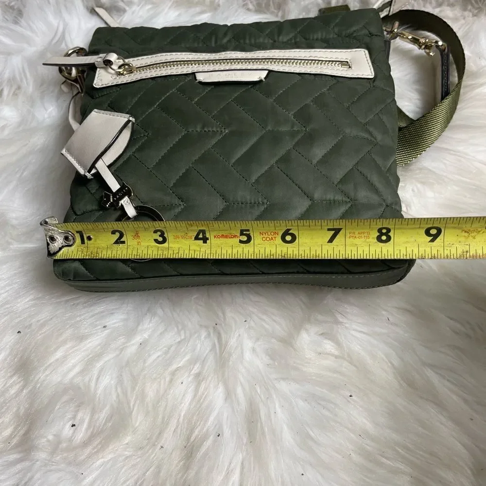 Radley London  Finsbury Park Fabric olive green Quilted Small Crossbody Bag